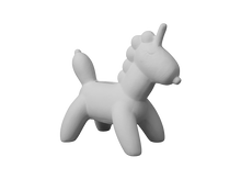 Load image into Gallery viewer, Balloonicorn Bank Quality Ceramic Bisque, Ready to Paint Pottery, Unpainted Blank, Arts and Crafts