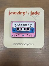 Load image into Gallery viewer, Beastie Boys / the Cure cassette tape mix tape 90's funny retro style enamel pin FREE SHIPPING OVER $45 music