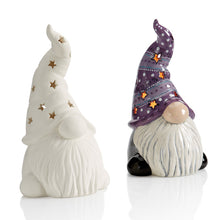 Load image into Gallery viewer, Tall star hatted gnome Lantern bisque ready to paint