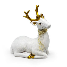 Load image into Gallery viewer, laying reindeer bisque ready to paint