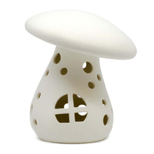 Load image into Gallery viewer, Large Mushroom Lantern bisque ready to paint fairy house