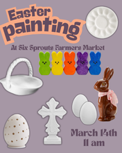 Load image into Gallery viewer, Easter pottery Painting event at Six Sprouts in Avon March 14th @11am
