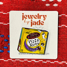 Load image into Gallery viewer, pizza rolls funny food 420 enamel pin brooch FREE SHIPPING OVER $25
