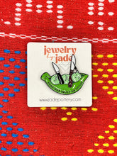 Load image into Gallery viewer, peas was never an option funny enamel pin brooch FREE SHIPPING OVER $45