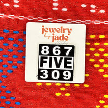 Load image into Gallery viewer, 867 five 309 pin funny enamel pin brooch FREE SHIPPING OVER $45