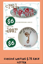 Load image into Gallery viewer, Hand print day at Jade Pottery Pavilion 9/19 10-6