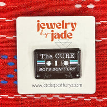 Load image into Gallery viewer, Beastie Boys / the Cure cassette tape mix tape 90's funny retro style enamel pin FREE SHIPPING OVER $45