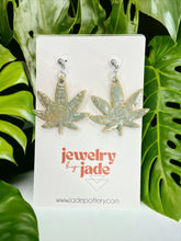 Load image into Gallery viewer, Large Mary Jane Handmade Porcelain Earrings
