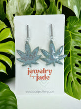 Load image into Gallery viewer, Large Mary Jane Handmade Porcelain Earrings