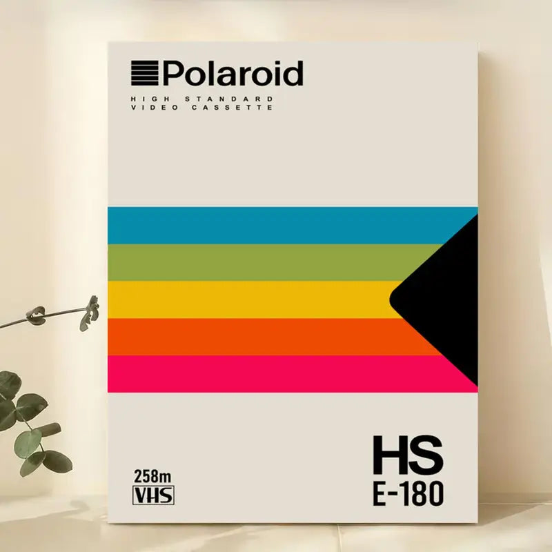 Polaroid Old Logo Canvas Poster 12x16