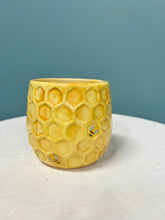 Load image into Gallery viewer, Hand painted honeycomb planter

