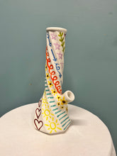 Load image into Gallery viewer, hand painted twisted beaker 420 gift
