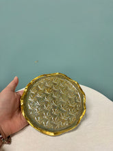 Load image into Gallery viewer, Hand painted Chill Leaf Tray 22 K gold accent 420 gift
