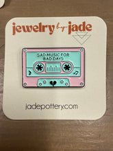 Load image into Gallery viewer, Beastie Boys / the Cure cassette tape mix tape 90's funny retro style enamel pin FREE SHIPPING OVER $45 music
