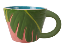 Load image into Gallery viewer, Monstera Leaf Latte Mug
