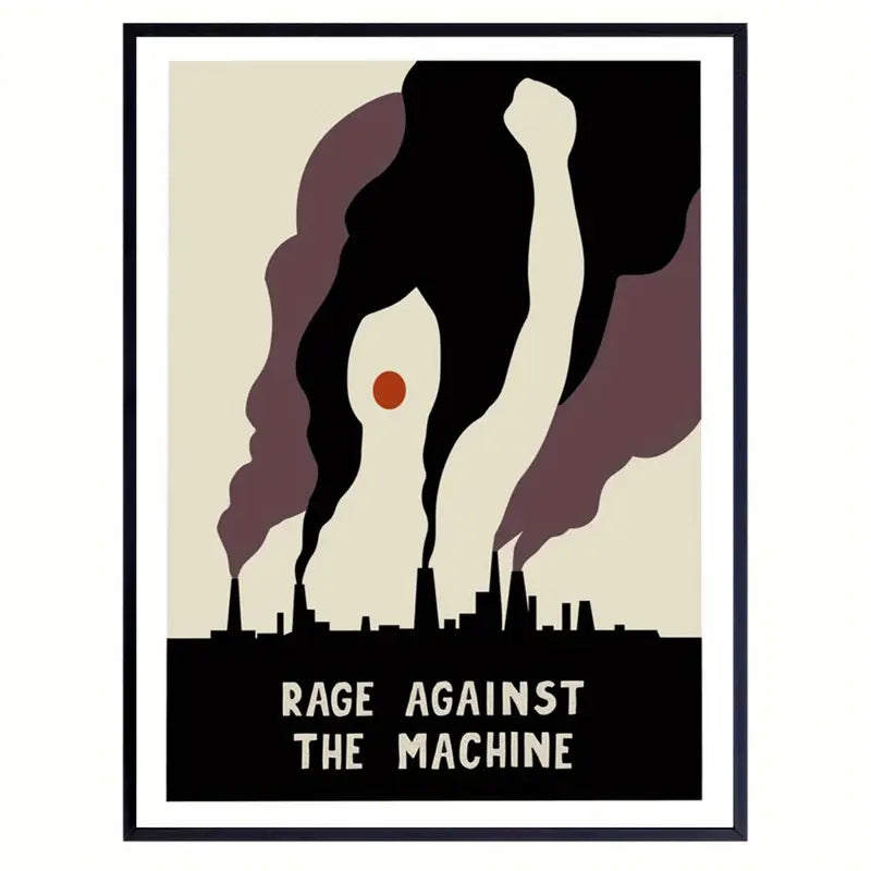 Rage Against the Machine Canvas Poster 12x16