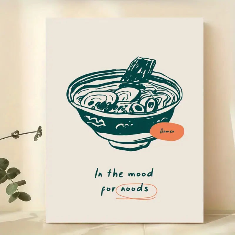 In the mood for noods Canvas Poster 12x16