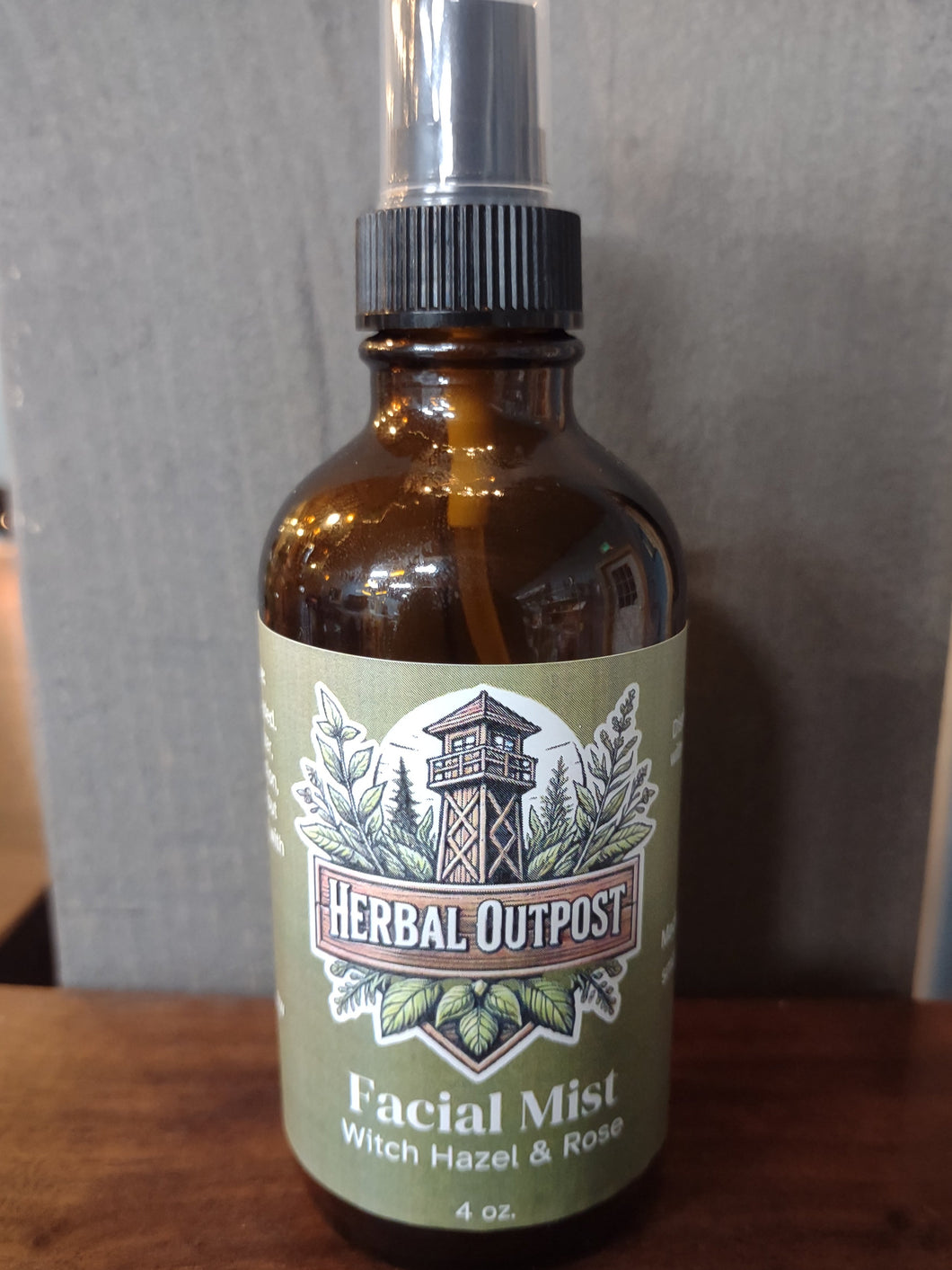 Herbal Outpost Facial Mist Rose Petal or Lavender 4oz bottle