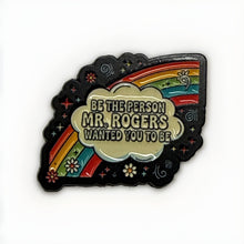 Load image into Gallery viewer, Mr Rogers funny nostalgic Enamel Pin 80s Brooch
