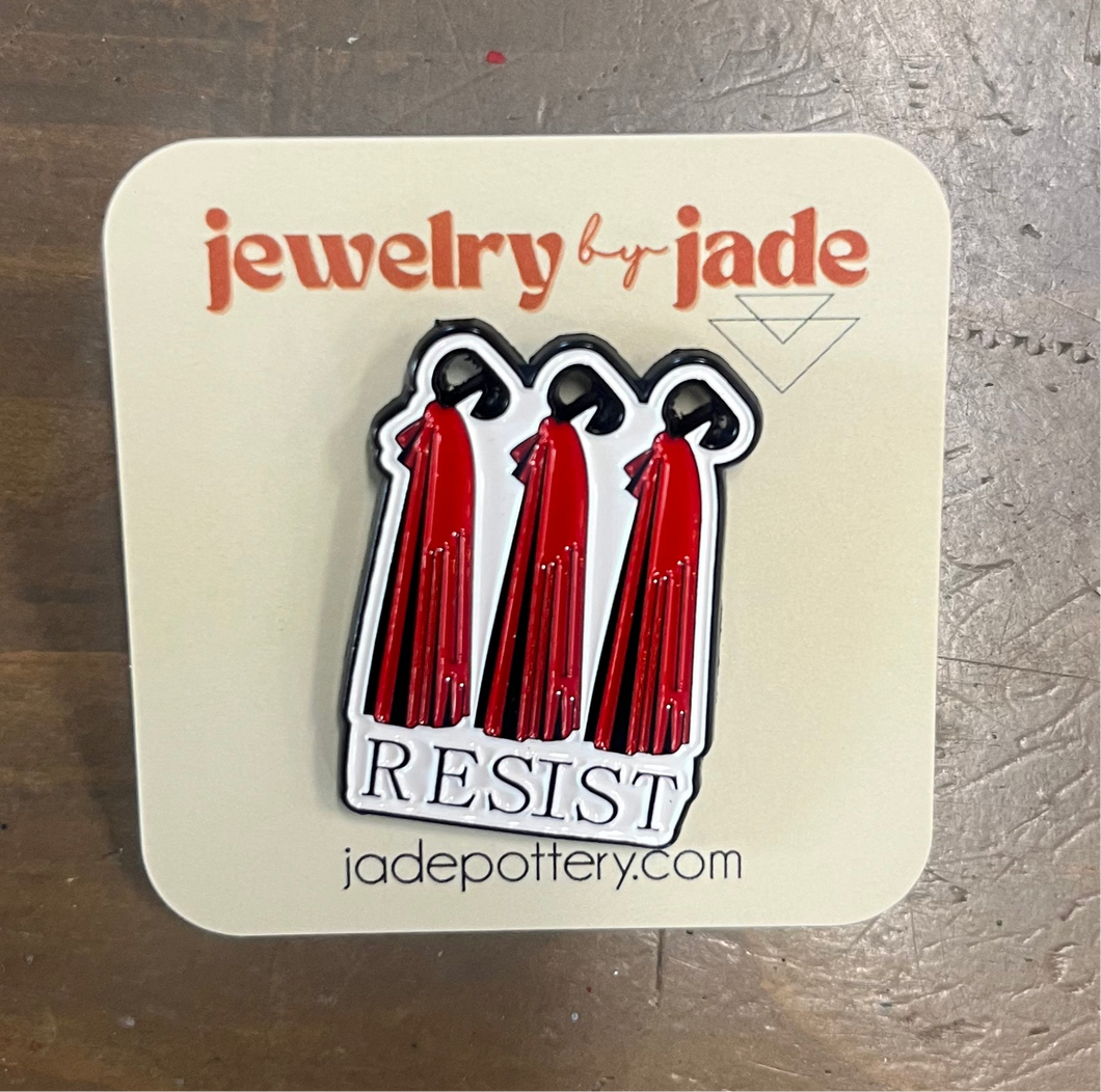 Resist Handmaids Tale Enamel Pin FREE SHIPPING WITH $45