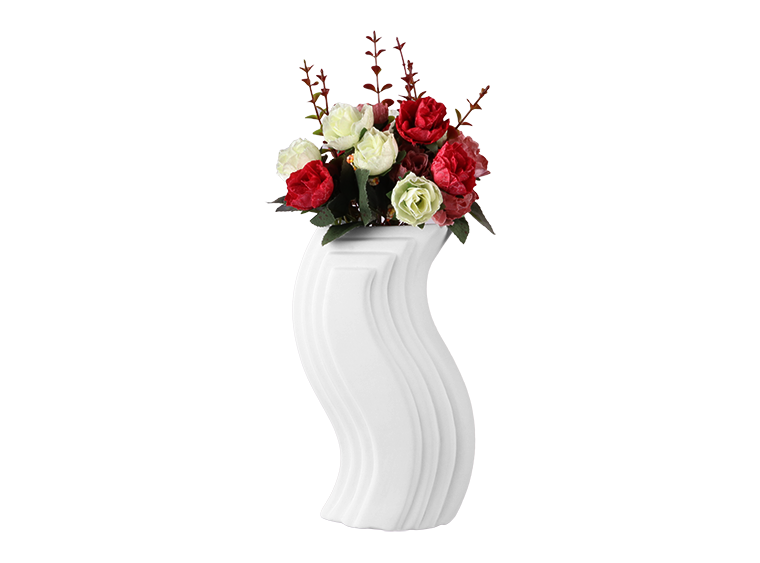 Art Deco Wavy Vase