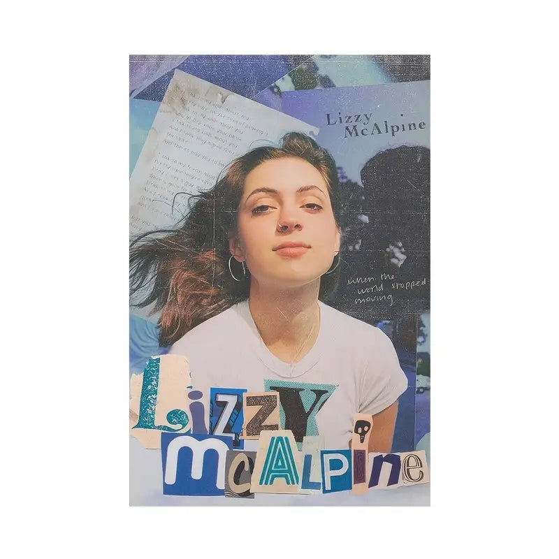Lizzy Mcalpine Blue Canvas Poster 12x16