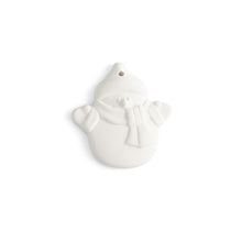 Load image into Gallery viewer, bisque ornaments ready to paint with acrylic or glaze and fire
