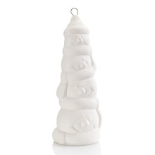 Load image into Gallery viewer, 3D bisque ornaments ready to paint with acrylic or glaze and fire
