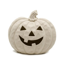 Load image into Gallery viewer, WOOD WHITTLED JACK-0-LANTERN bisque ready to paint
