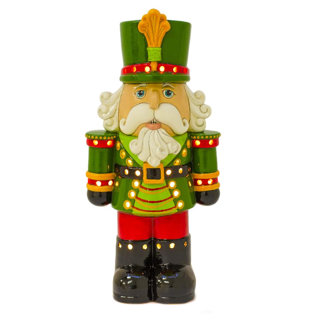 Nutcracker Santa Ceramic Bisque Ready to Paint 