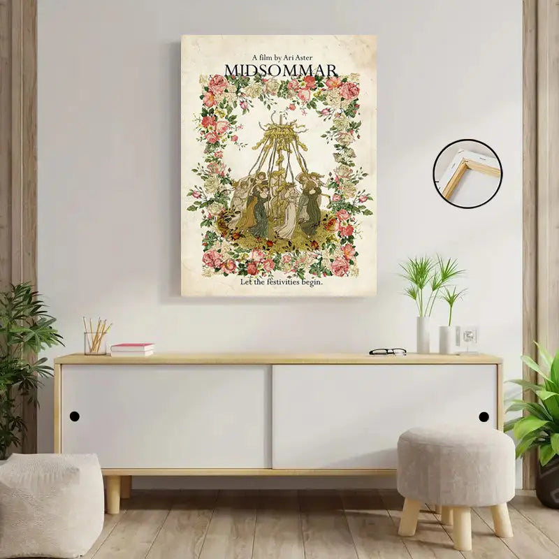 Midsommar Canvas Poster 16x24