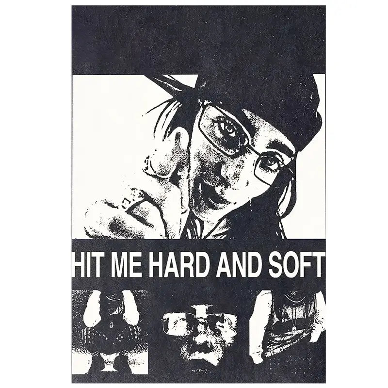 Billie Eilish Hit Me Hard and Soft Canvas Poster 12x16