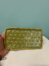 Load image into Gallery viewer, Hand painted Chill Leaf Tray 22 K gold accents 420 gift
