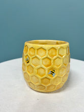 Load image into Gallery viewer, Hand painted honeycomb planter
