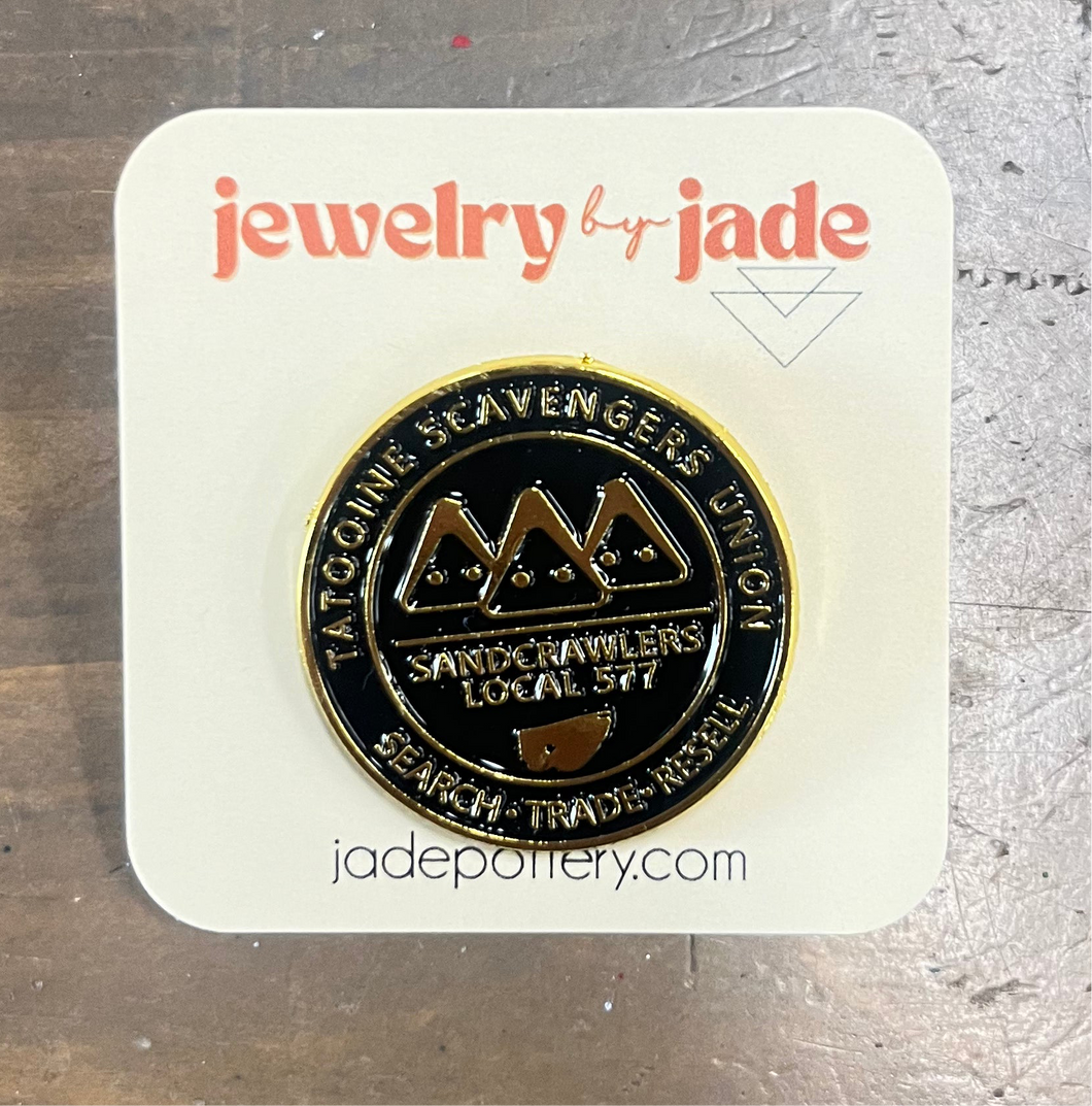 Tatooine Scavengers union enamel pin FREE SHIPPING OVER $45
