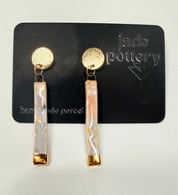 Load image into Gallery viewer, Marble Gold-Tipped Porcelain Bars
