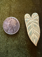 Load image into Gallery viewer, Handmade Porcelain  plant leaf pin
