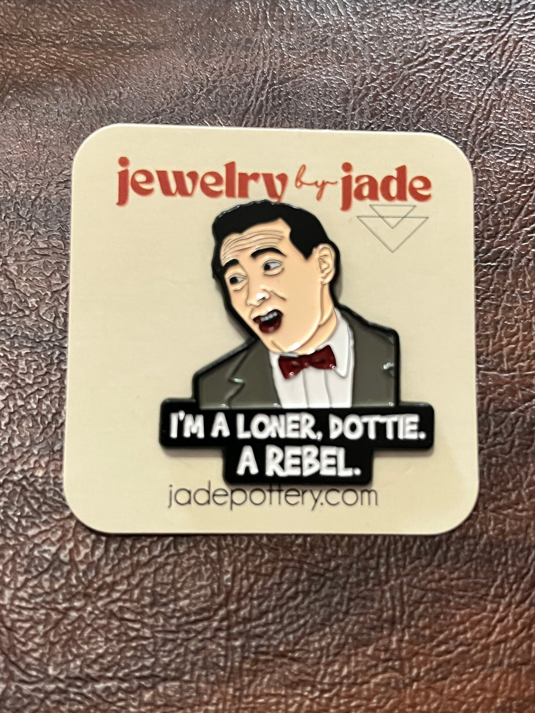 Pee Wee Herman enamel pin