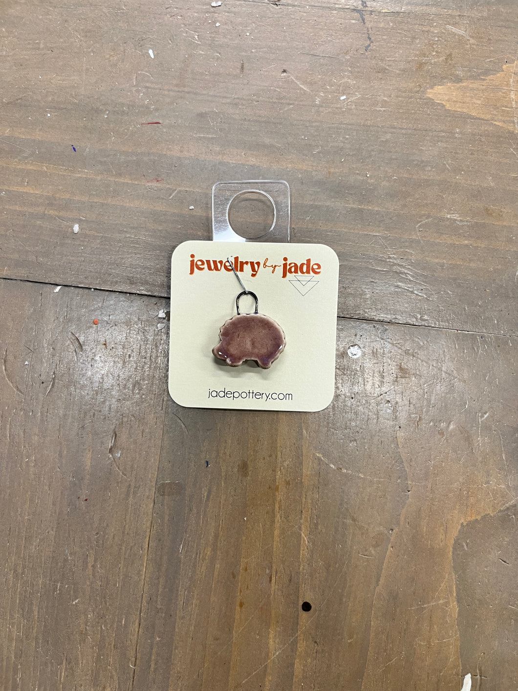 Porcupine Handmade Porcelain Charm