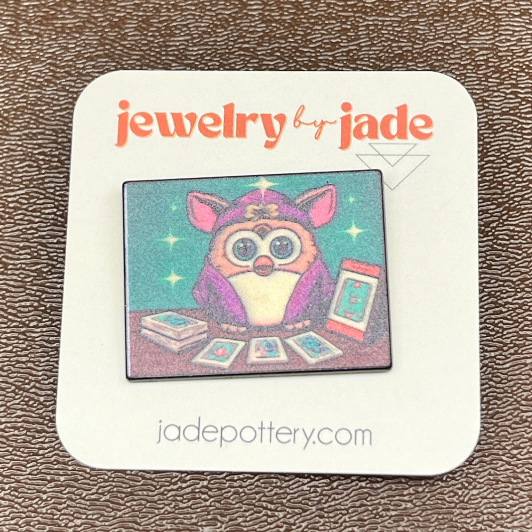 Furby Tarot  enamel pin