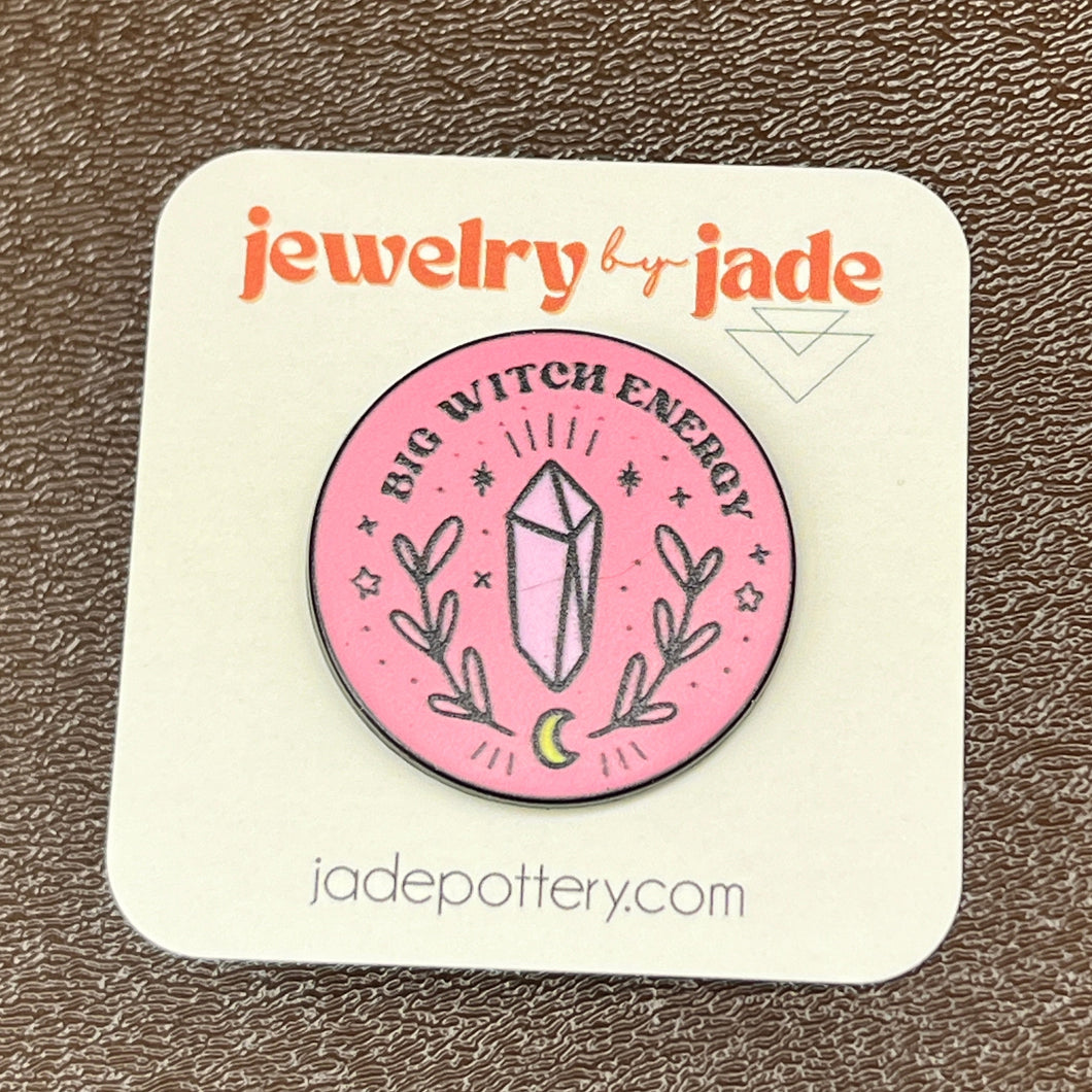 Big Witch Energy enamel pin