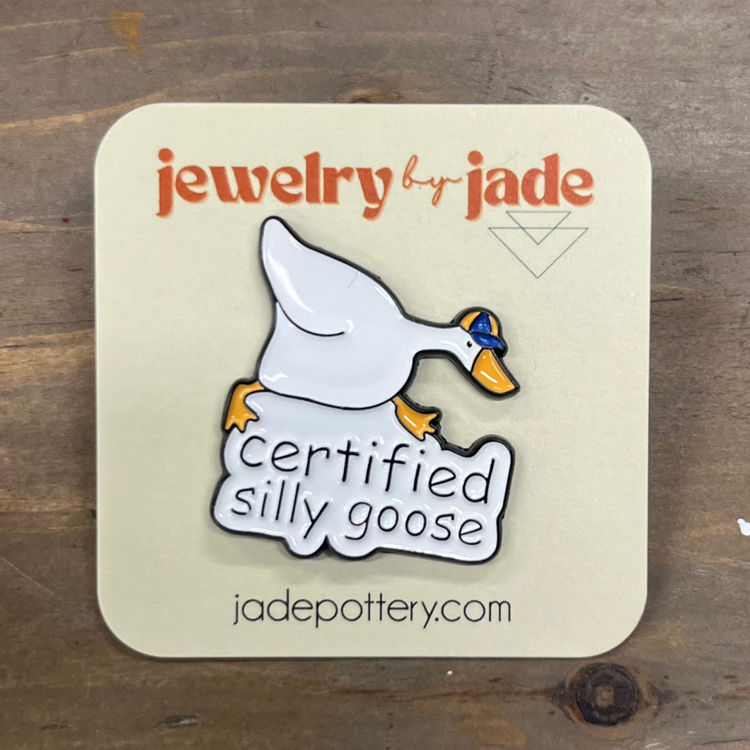 Certified Silly Goose Enamel Pin