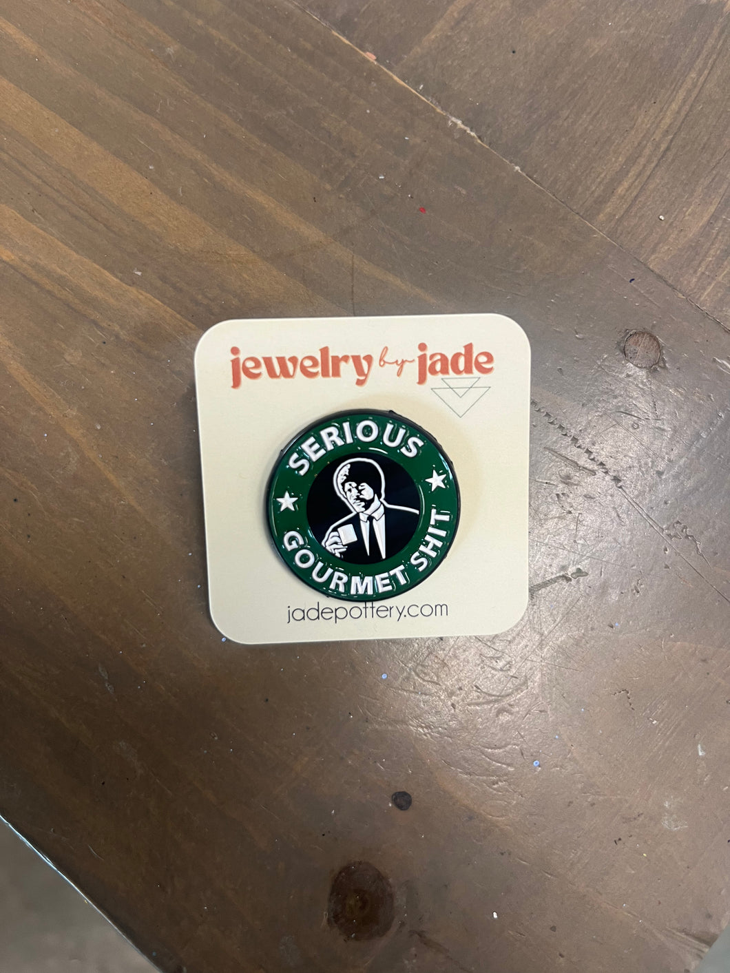 Serious Gourmet Shit Enamel Pin