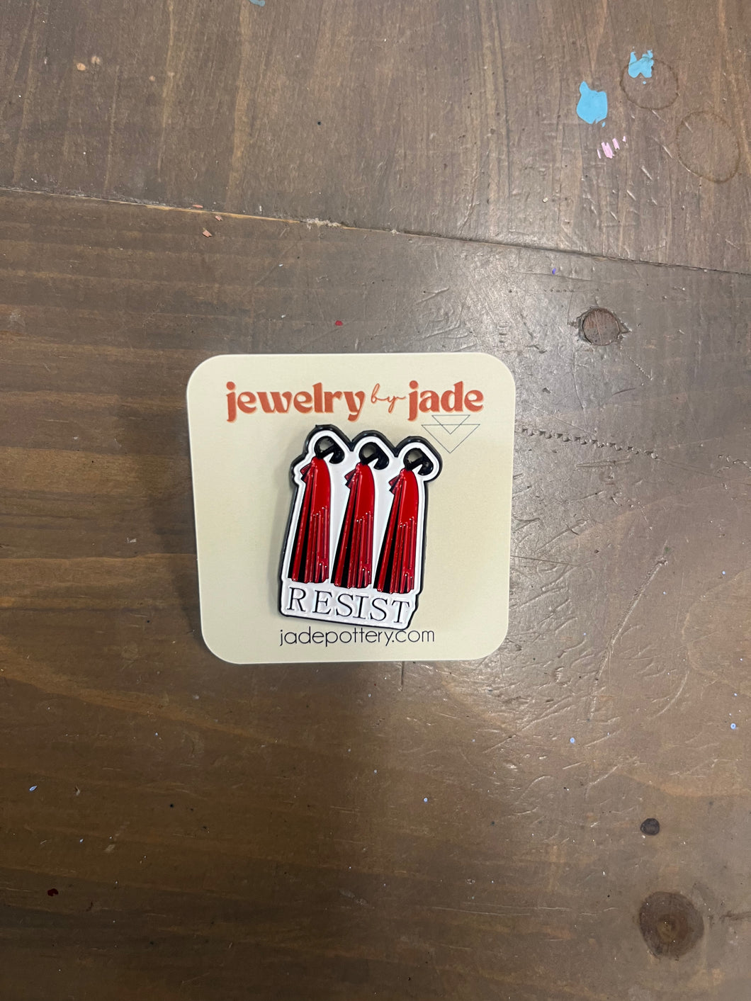 Resist Handmaids Tale Enamel Pin