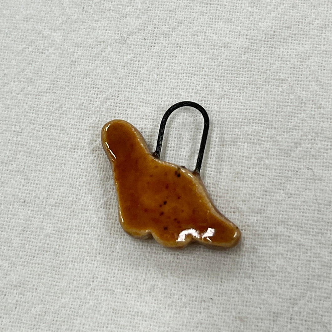 Handmade Porcelain Dino Nugget Charm