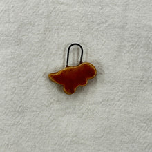 Load image into Gallery viewer, Handmade Porcelain Dino Nugget Charm
