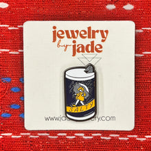 Load image into Gallery viewer, Salty Morton Salt Girl  funny retro 80&#39;s style enamel pin
