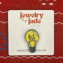 Load image into Gallery viewer, Lit Lightbulb Enamel Pin Gift
