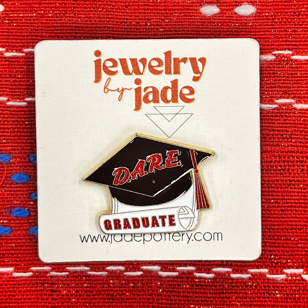 Dare Pins two choices Dare Graduate Drugs are really expensive funny enamel pin 420