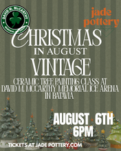 Load image into Gallery viewer, Christmas in August! vintage tree class at McCarthy Memorial Ice Arena Batavia– Save 20-30% August 6th
